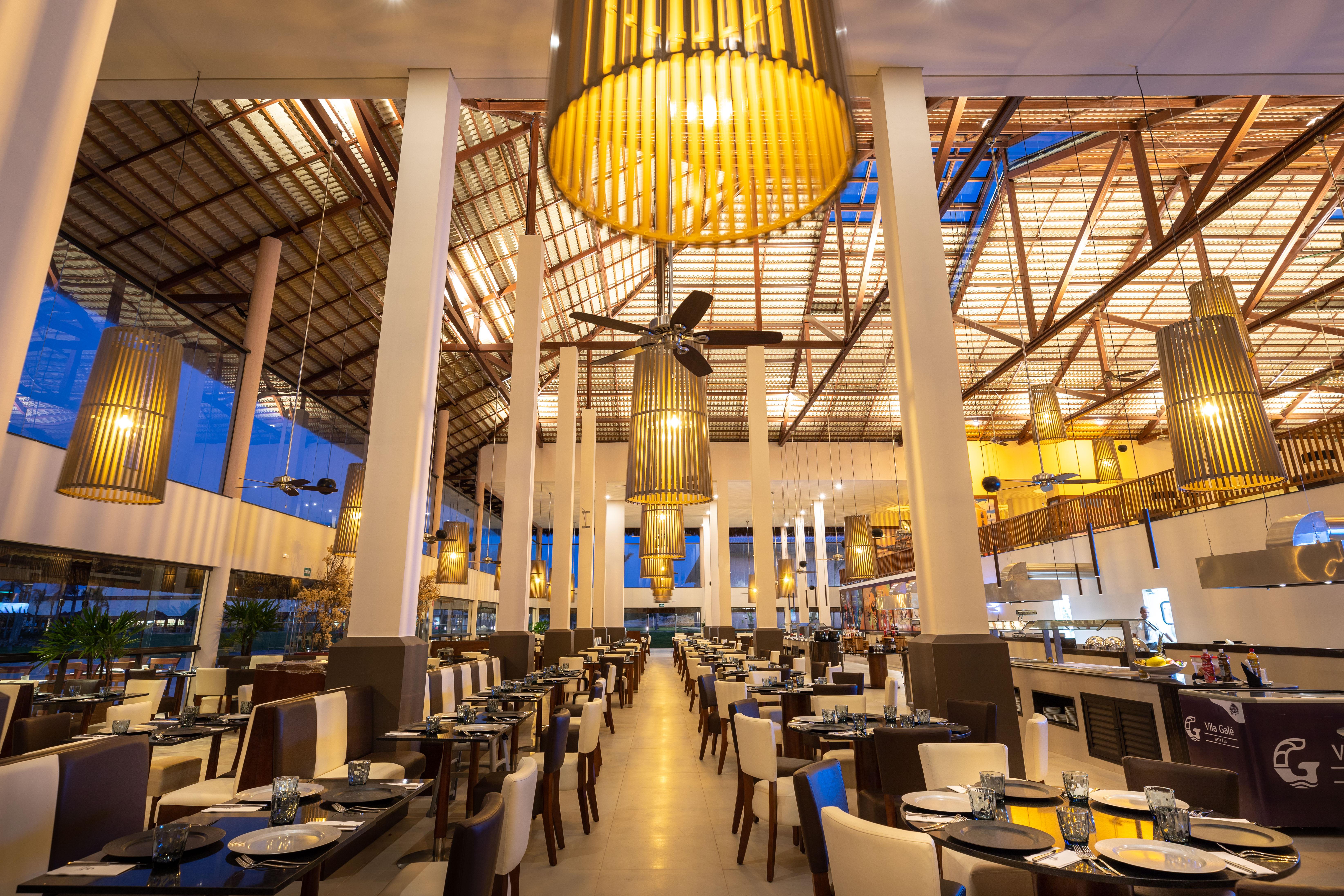 Vila Gale Resort Touros Exterior foto The interior of the restaurant